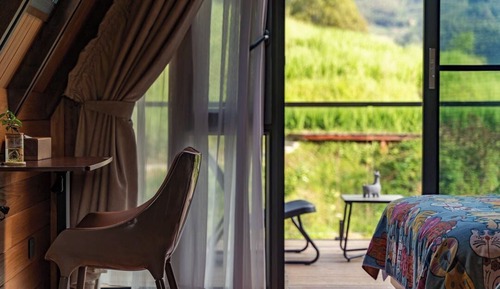 Panoramic Twin Room, Balcony, Courtyard View