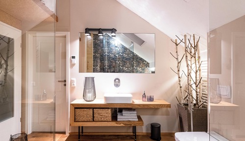 HexenburgbeiDresden 2-Raum Architektenw., Privatsauna, Whirlwanne, Kamin - Nähe Sächsische Schweiz