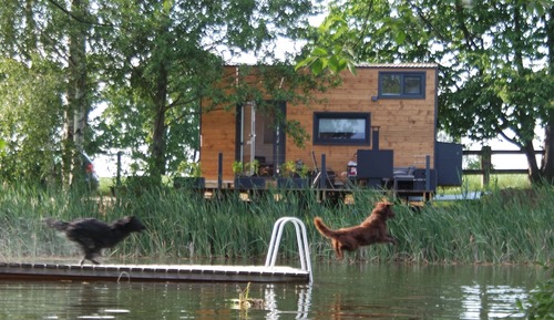 TinyHousebeiDresden klein aber fein, beste Lage Naturteich große Terrasse - Nähe Sächsische Schweiz