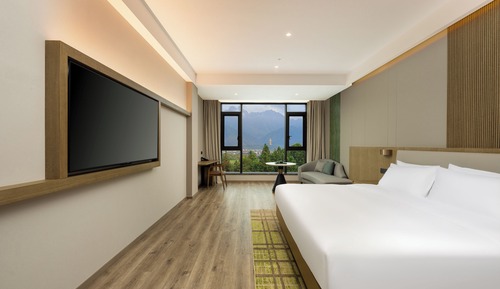 Premium Room, 1 King Bed (Mountain Ksitigarbha Bodhisatta View)