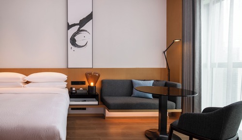 Deluxe Room, 2 Double Beds, City View