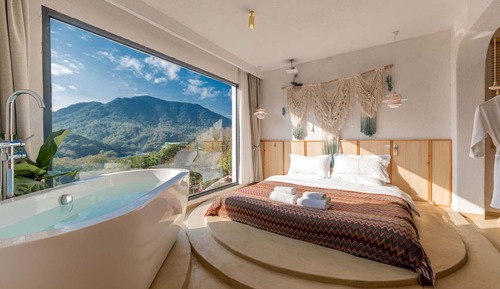 Romantic Double Room, Hill View