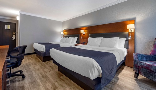 Standard Room, 2 Queen Beds, Non Smoking, Refrigerator