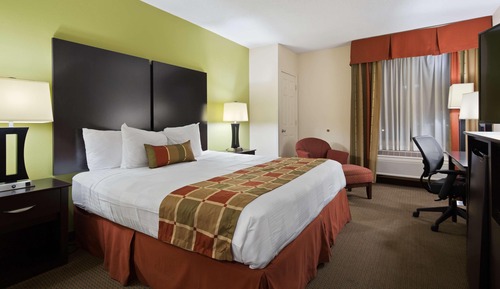Standard Room, 1 King Bed, Non Smoking, Refrigerator & Microwave