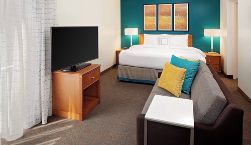 Studio, 1 Queen Bed with Sofa bed