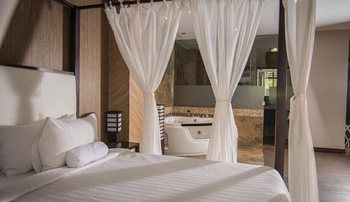 Luxury Suite, 1 King Bed, Hot Tub, Pool View