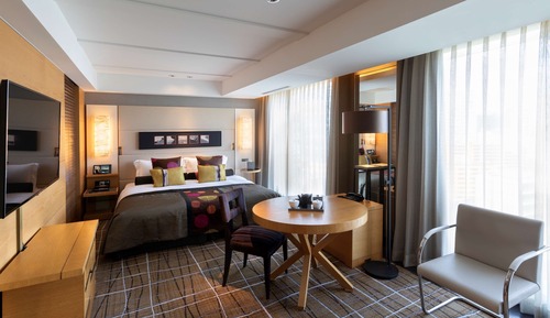 Executive Deluxe King, NS, with 5,000 JPY dining credit per guest (designated restaurants only)