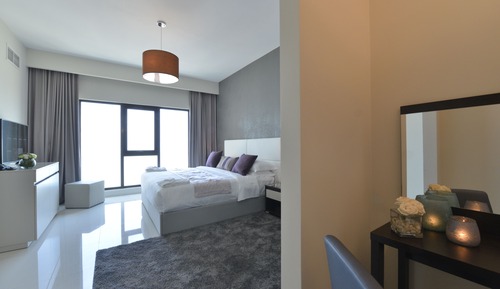 Deluxe Apartment, 2 Bedrooms, Partial Sea View