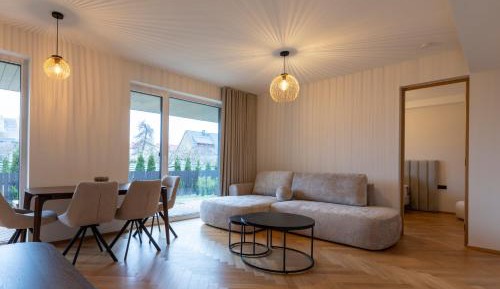 Deluxe One-Bedroom Apartment with Garden View