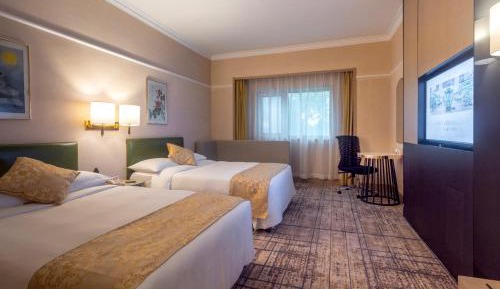 Standard Double Room with Two Double Beds and Garden View