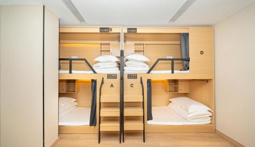 Bed in 4-Bed Male Dormitory Room
