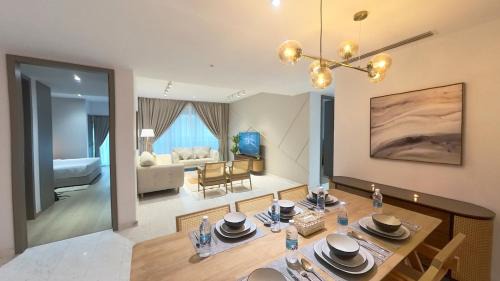 Three-Bedroom Premium Apartment with Balcony