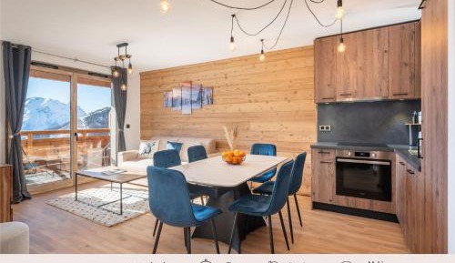 Three-Bedroom Apartment with Mountain View
