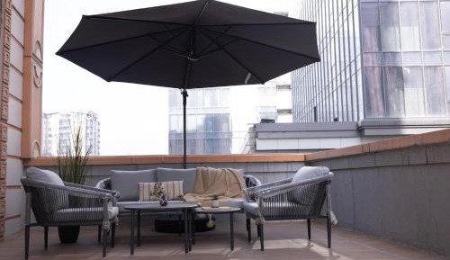 One-Bedroom Apartment with Terrace