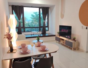 Two-Bedroom Apartment with Pool View
