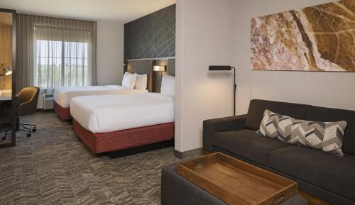 Queen Suite with Two Queen Beds and Sofa Bed
