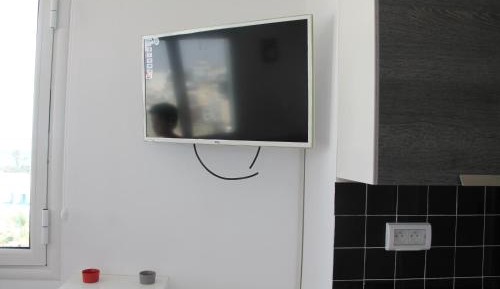 Red Studio Apartment with Sea View