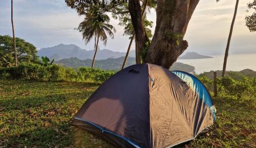  2 Person Tent with Forest View