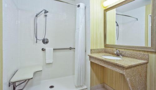 Standard Queen Room with Two Queen Beds and Roll-In Shower - Mobility Access