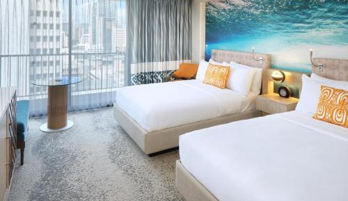 Partial Ocean View 2 Double Beds