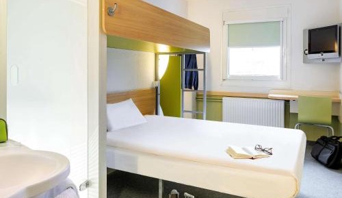 Triple Room with One Double Bed and One Bunk Bed