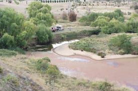 Armidale Other | Camp by the river under the shady willow trees.