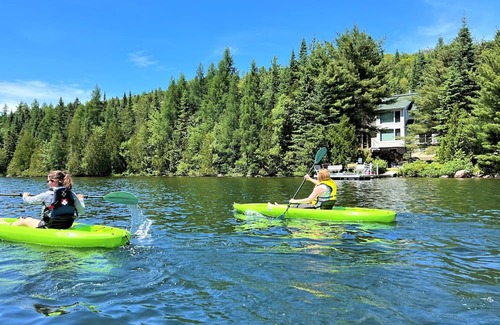 Sainte-Lucie-des-Laurentides Ski Chalet | ☀️ Le2085 - Spa and Beach - Chalets in the north ☀️
