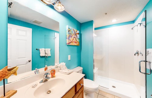 Biltmore Beach Condo | Colorful, waterfront condo with pools, gym, & beach access