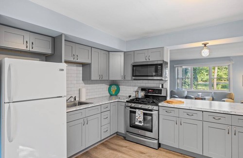 Michigan City Apartment | This 3 bedroom, 2 bathroom home is in a scenic area but closes to Indiana Dunes National Park.