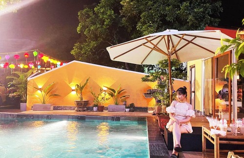 Ninh Binh House | Trang An Ao Dai Homestay - Double room with field view and bathtub - Hoa Lu room