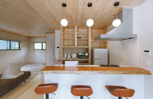 Minamiaso House | DAHARA S3 A newly built cottage with a panoramic /Asogun Kumamoto