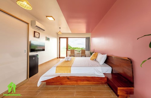 Ninh Binh House | Trang An Ao Dai Homestay - Double room with field view - Cuc Phuong room