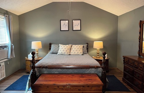 Jackson Cabin | Cozy Couples Cabin in Jackson with AC and fully stocked fish pond for your use