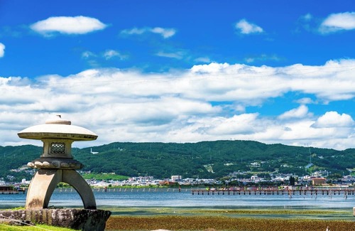 Kamiina-gun House | Nonsmoking Panoramic twin room Room only plan / Ina Nagano