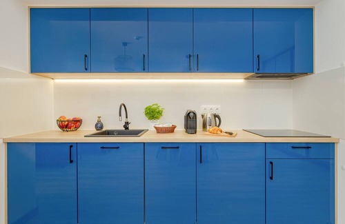 Darlowko Apartment | Blue Apartment With Sea View by Renters