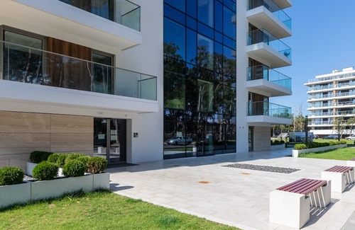 Darlowko Apartment | Blue Apartment With Sea View by Renters