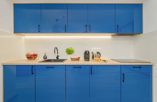 Darlowko Apartment | Blue Apartment With Sea View by Renters