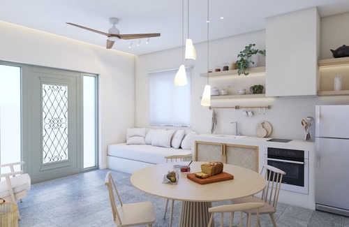 Messonghi Apartment | Island aura apartments. Relax in two fully renovated apartments. Family-friendly