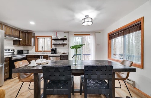 Pocono Lake House | Charming Lake Retreat: Family-Friendly with Hot Tub & Firepit