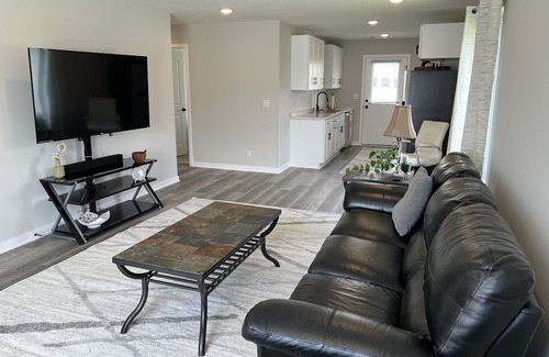Fremont House | 2 bed, 1 office near Splash Station, Lakes, and Midland University