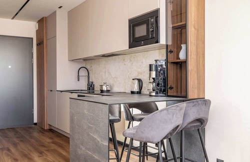 Tychy Apartment | Al. Bielska 129 Tychy | Air Conditioned Studio with Parking and Mountain View