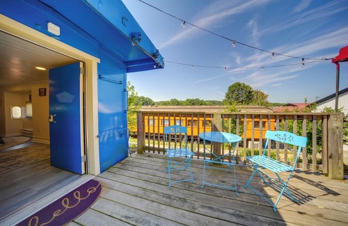 Adrian Furnace Apartment | ‘Choo Choo Blue,’ Converted Railcar in DuBois!