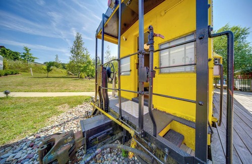 Adrian Furnace Apartment | 'The Little Giant,' Converted Railcar in DuBois!