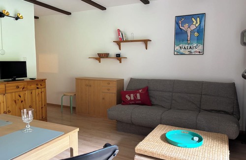 Vionnaz Apartment | Cozy apartment in chalet style
