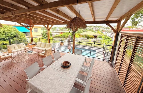 Fort-de-France Villa | Villa Mamina T4 Piscine Boulodrome Rooftop