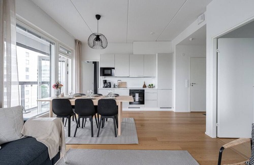 Tampere Apartment | Modern Apartment with Sauna & Large Balcony