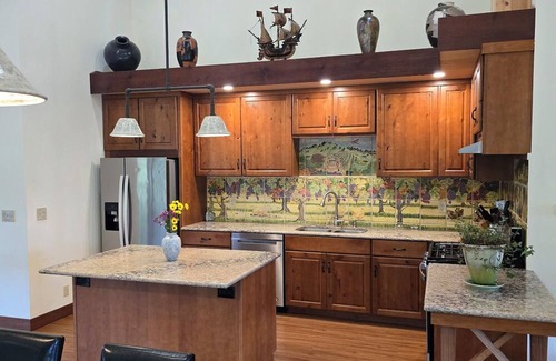 Navarro House | Wine Country Getaway with Redwood Forest View Pool- Navarro, CA