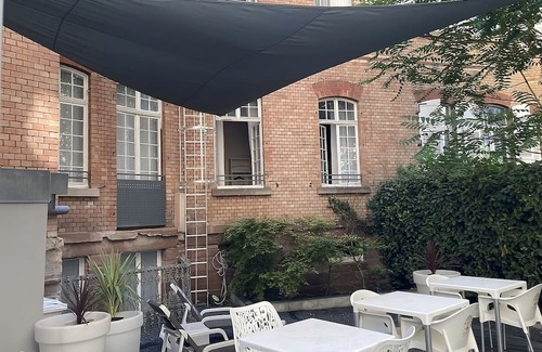 Contades Hotel | Minutes Away from Strasbourg Museum of Fine Arts! Pets Allowed, Common Patio!