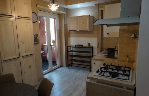 Quartiere XXIV Don Bosco Apartment | Apartment 'Cominio 56 - Near Metro A' with Balcony and Air Conditioning