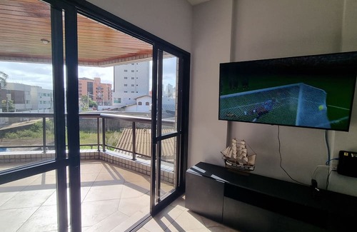 Loteamento Joao Batista Juliao Apartment | Very cozy apartment with complete leisure facilities 2 blocks from Enseada Beach!